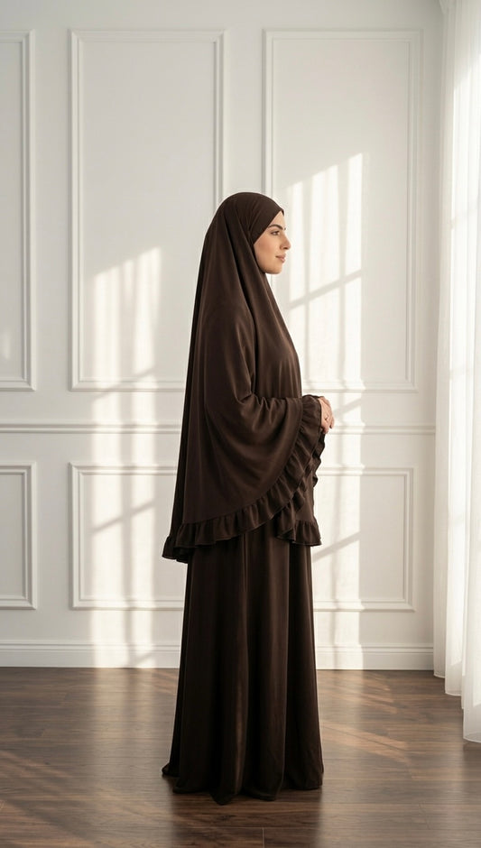 KHIMAAR SET BROWN