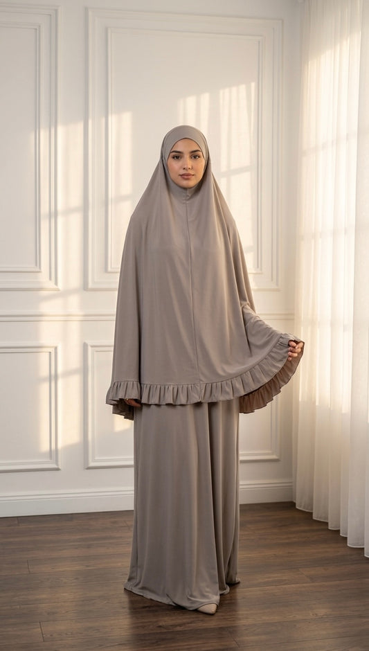 KHIMAAR SET TAUPE