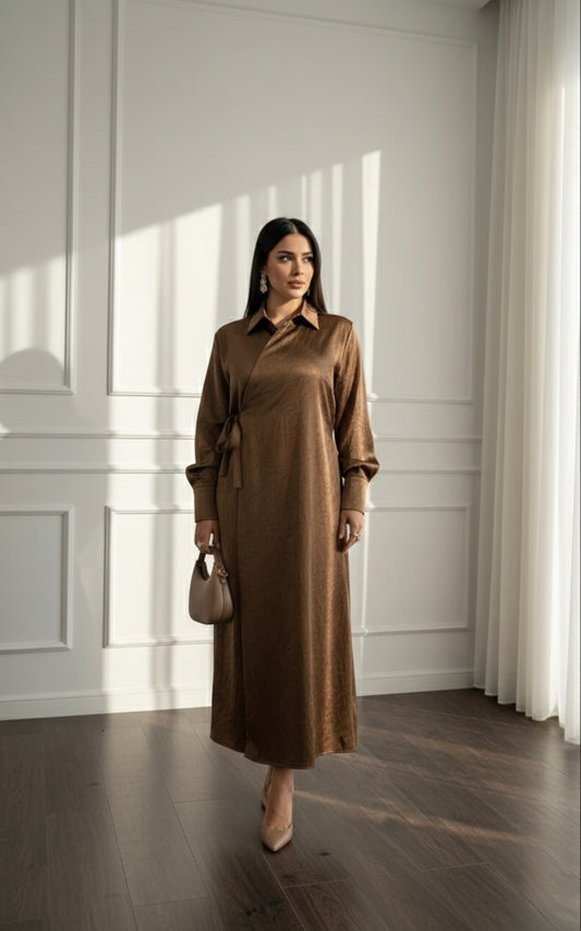 BROCAT BROWN DRESS